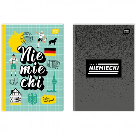 173744 ZESZYT W KRATKĘ A5 80 J.NIEMIECKI BRULION