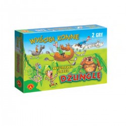 2348 ALEXANDER GRA WYŚCIGI KONNE DŻUNGLA 2W1