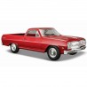 MAISTO MODEL AUTO 1:25 CHEVROLET EL CAMINO 1965 RED 319771
