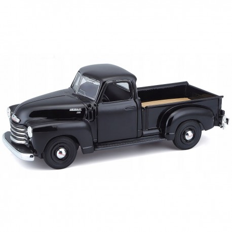 MAISTO MODEL AUTO 1:25 CHEVROLET 3100 PICKUP 1950 BLACK 089711