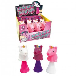 673499 JEDNOROŻCE SKACZĄCE ZE ŚWIATŁEM JEDNOROŻEC 3 KOL. DISPLAY TRIFOX