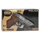 004514 GONHER METALOWY PISTOLET POLICYJNY 8 NABOI PULIO