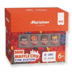 906279 KLOCKI MINI WAFFLE - REMIZA STRAŻACKA 280 EL. MARIOINEX
