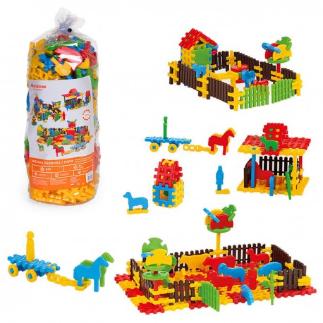 900864 KLOCKI WAFFLE - WIEJSKA ZAGRODA 240 EL. MARIOINEX