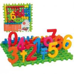 901434 KLOCKI WAFFLE - ŚWIAT CYFR 23 EL. MARIOINEX