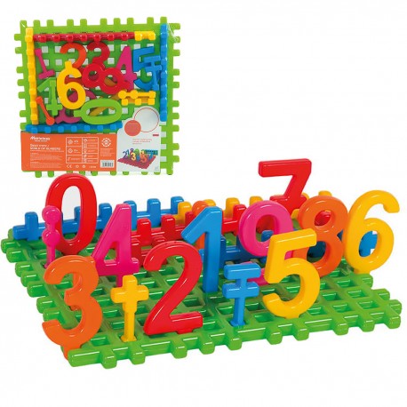 901434 KLOCKI WAFFLE - ŚWIAT CYFR 23 EL. MARIOINEX