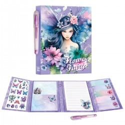 299292 STNUX ZESTAW NOTESÓW I OZDOBNYCH KARTECZEK FLOWER FAIRY IRIS