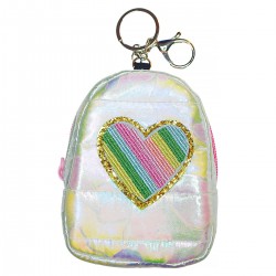 298783 STNUX PORTFELIK PUFFY Z SERCEM BIAŁY