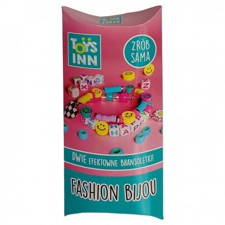 298462 STNUX KORALIKI FASHION BIJOU BRANSOLETKI 2SZT RÓŻOWY