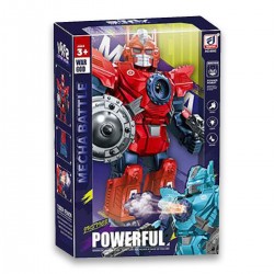 466036 ROBOT WOJOWNIK NA BATERIE ŚW/DŹ PARA WODNA BIGTOYS