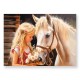 018536 CASTORLAND PUZZLE 180el MÓJ PRZYJACIEL KOŃ