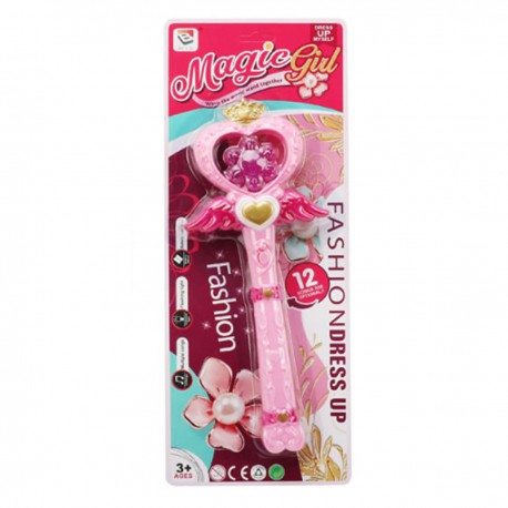 454477 RÓŻDŻKA KSIĘŻNICZKI ŚW/DŹW. 2 KOLORY BIGTOYS