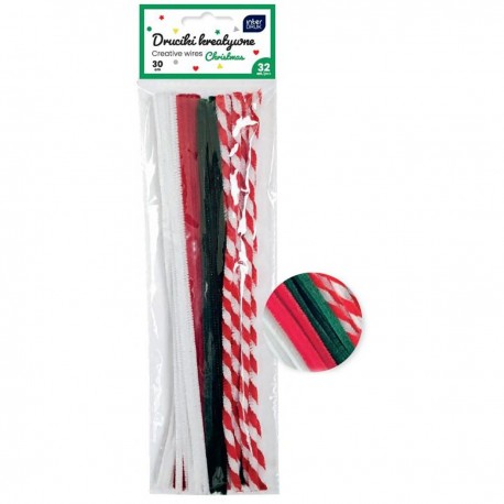 356918 DRUCIKI KREATYWNE ŚWIĄTECZNE 30 cm 32 szt. ŚWIĘTA BREWIS