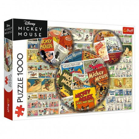 10904 TREFL PUZZLE 1000 el. KOMIKSOWA MYSZKA MIKI