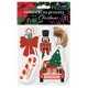 354259 ZAWIESZKI NA PREZENTY ŚWIĄTECZNE KSZTAŁTY CHRISTMAS 12 szt. INTERDRUK
