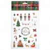 354228 NAKLEJKI DEKORACYJNE CHRISTMAS 60 SZT. MIX ŚWIĘTA INTERDRUK