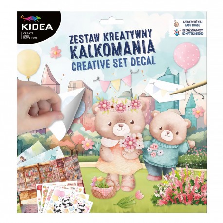 KIDEA 700477 NAKLEJKI TRANSFEROWE - KALKOMANIA MIŚIE