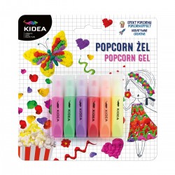 KIDEA 700736 POPCORN ŻEL 6 KOLORÓW