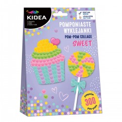 KIDEA 700156 POMPONIASTE WYKLEJANKI SWEET