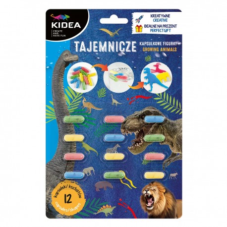 KIDEA 700323 TAJEMNICZE KAPSUŁKOWE ZWIERZĘTA 12 szt.