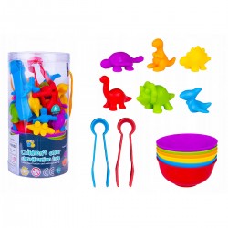 060440 KOLOROWE DINOZAURY DO NAUKI KOLORÓW I LICZENIA NORIMPEX