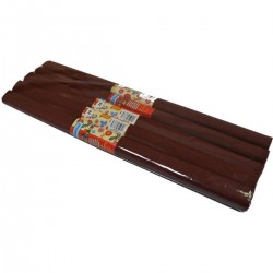 078675 BIBUŁA MARSZCZONA CIEMNY BRĄZOWY SCHEMAT