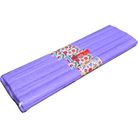 078538 BIBUŁA MARSZCZONA JASNY FIOLETOWY LILIOWY SCHEMAT