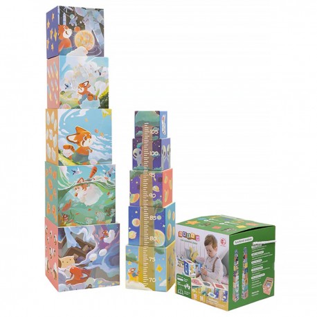 121482 KARTONOWA WIEŻA EDUKACYJNA 10 EL ASKATO