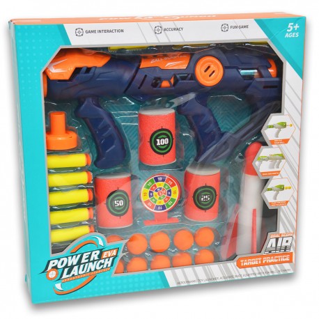 471350 PISTOLET KARABIN NA STRZAŁKI PIANKOWE i KULE + AKCESORIA PEGAZ