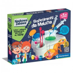 508952 CLEMENTONI EKSPERYMENTY DLA MALUCHA NAUKOWA ZABAWA