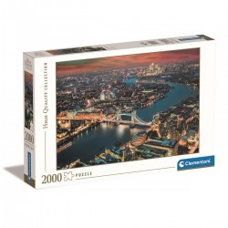 320820 CLEMENTONI PUZZLE 2000 el. LONDYN, WIDOK Z LOTU PTAKA