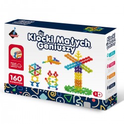 125237 KLOCKI MAŁYCH GENIUSZY KWIATKI KULKI 160 el. ASKATO