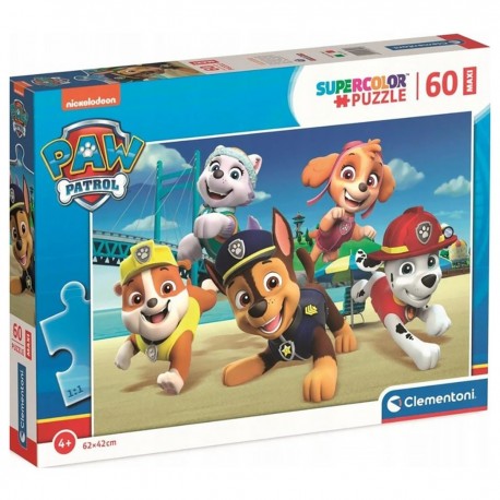 265916 CLEMENTONI PUZZLE 60 el. MAXI PSI PATROL SUPERCOLOR
