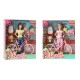 453217 LALKA NA ROWERZE BEAUTY + PIES + AKCESORIA GAZELO