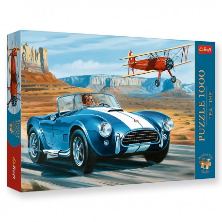 10844 TREFL PUZZLE 1000 el. PUSTYNNY WYŚCIG, TEA TIME, PREMIUM PLUS QUALITY