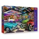 10844 TREFL PUZZLE 1000 el. GARAŻ, KOLEKCJA SAMOCHODÓW, TEA TIME, PREMIUM PLUS QUALITY
