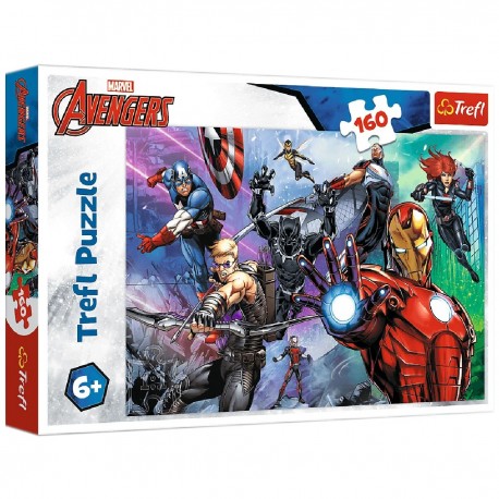 15424 TREFL PUZZLE 160 el AVENGERS, ZAWSZE GOTOWI BOHATEROWIE
