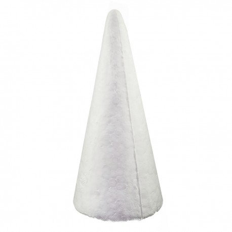 680587 STYROPIANOWE OZDOBY STOŻEK 25 cm ŚWIĘTA BREWIS