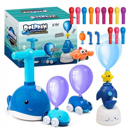 115205 DELFIN SAMOCHÓD WYRZUTNIA NA BALONY