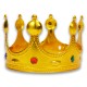 470605 KORONA KRÓLA Z KLEJNOTAMI KOLOR ZŁOTY PEGAZ