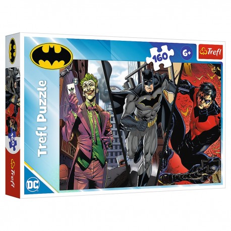 15425 TREFL PUZZLE 160 el BATMAN, GOTOWY DO AKCJI