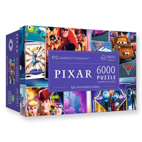 81038 TREFL PUZZLE 6000 EL. PRIME DISNEY PIXAR, EPIC ANIMATION GALLERY
