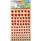 706770 DŻETY SAMOPRZYLEPNE - SERCA MIX KOLOR CZERWONY 84 szt. BREWIS