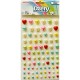 706763 DŻETY SAMOPRZYLEPNE - SERCA MIX KOLOROWY 84 szt. BREWIS