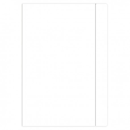 177599 TECZKA Z GUMKĄ A4+ KOLOR BIAŁY INTERDRUK