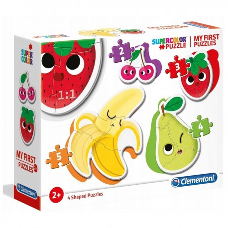 208159 CLEMENTONI MOJE PIERWSZE PUZZLE OWOCE