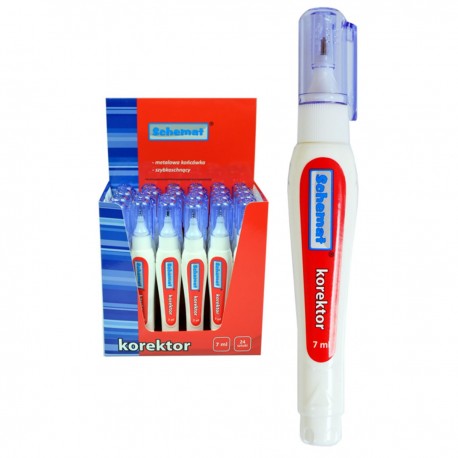 076671 KOREKTOR W PISAKU METALOWA KOŃCÓWKA 7ml SCHEMAT