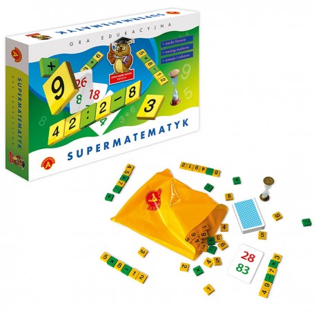 004663 ALEXANDER GRA SUPERMATEMATYK SOWA MĄDRA GŁOWA