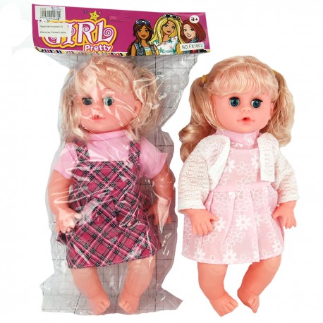 299655 LALKA BOBAS W FOLII 30 CM 2 KOLORY DROMADER