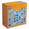 368980 INTERDRUK PUZZLE 250 EL. KIDS 7 DOGS POMARAŃCZOWY